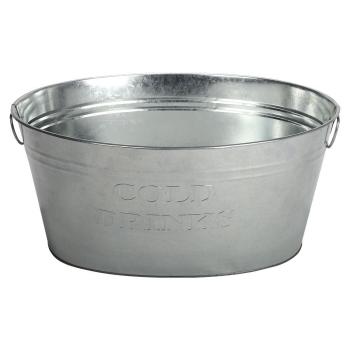 Zinkwanne Cold Drinks 24 L Getränkekühler 50x23x35,5cm